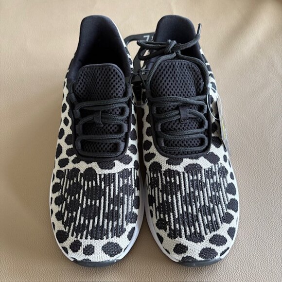 Athletic Works Women's Memory Foam Running Sneaker Leopard Black/White Size 7.5 - Picture 1 of 6